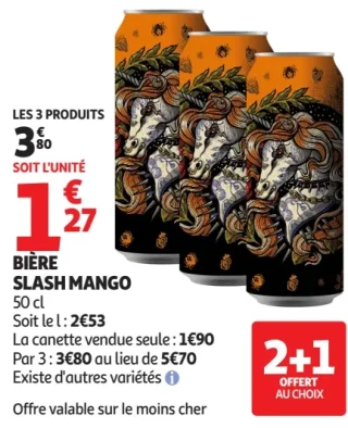 Bière Slash Mango