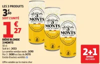 Bière blonde 3 Monts