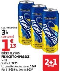 BIÈRE FLYING FISH CITRON PRESSÉ