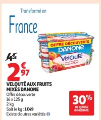 Veloute aux fruits mixes danone
