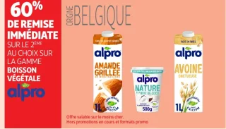 Boisson végétale Alpro / Velouté aux fruits mixés Danone
