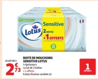 Boite de mouchoirs Sensitive Lotus