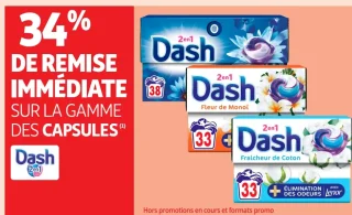 Dash Capsules de lessive