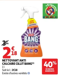Nettoyant anti calcaire expert Cillit Bang