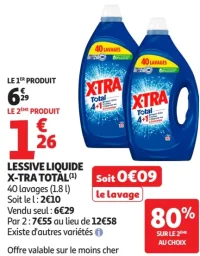 Lessive liquide X-TRA Total