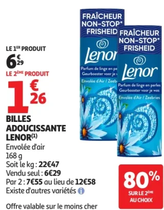 Billes adoucissante Lenor