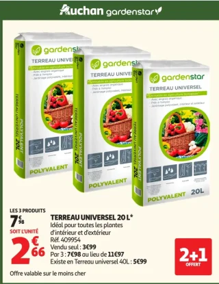 Terreau universel 20 L Gardenstar