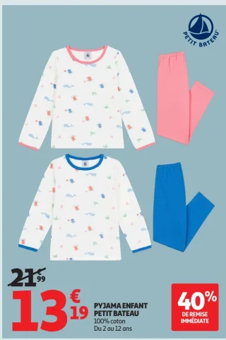 Pyjama enfant Petit Bateau