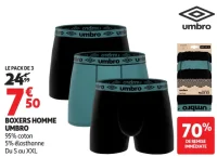 Boxers homme Umbro