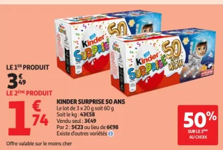 Kinder Surprise 50 ans