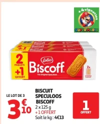 Biscuit Speculoos Biscoff Lotus