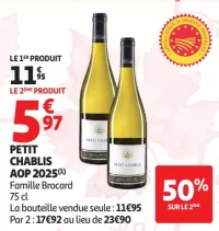 Petit Chablis AOP Famille Brocard