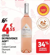 Côtes de Provence AOP Colbert Cannet Diamant