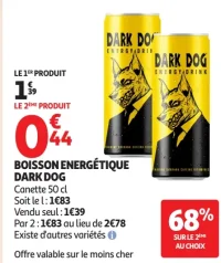 BOISSON ÉNERGÉTIQUE DARK DOG