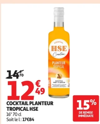 COCKTAIL PLANTEUR TROPICAL HSE