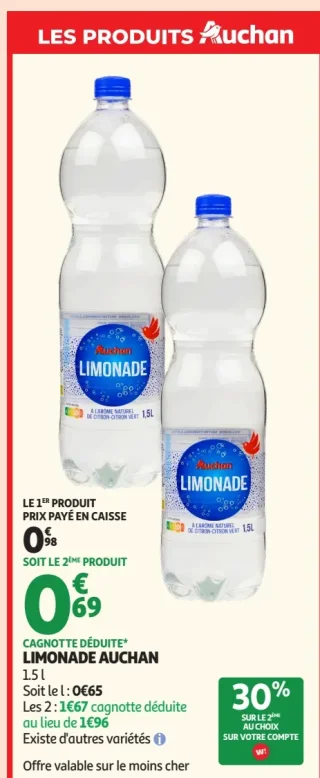 LIMONADE AUCHAN
