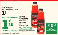 Nectar Gourmand Goyave Auchan