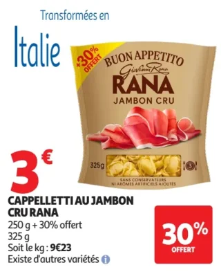 Cappelletti au jambon cru Rana