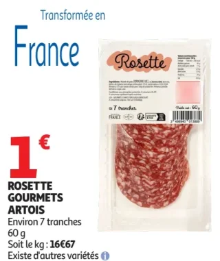 Rosette Gourmets Artois