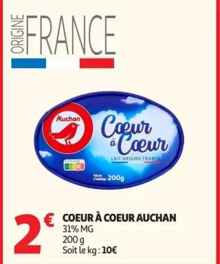 Coeur à Coeur Auchan
