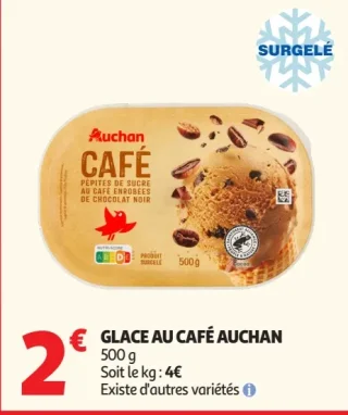 Glace au Café Auchan
