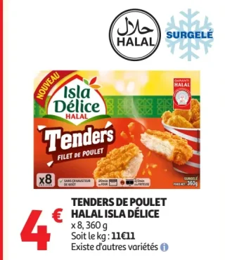 Tenders de Poulet Halal Isla Délice