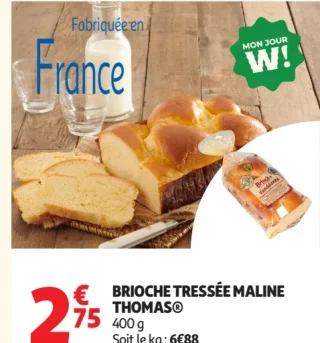 Brioche tressée maline Thomas