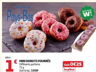 Mini donuts fourrés