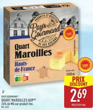 Pays Gourmand Quart Maroilles AOP