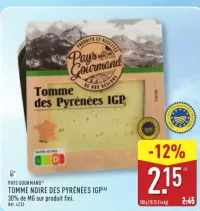 PAYS GOURMAND® TOMME NOIRE DES PYRÉNÉES IGP