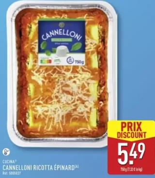 Cannelloni Ricotta Épinard Cucina