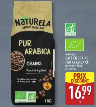 NATURELA® CAFÉ EN GRAINS PUR ARABICA