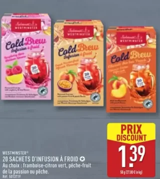 WESTMINSTER® 20 SACHETS D'INFUSION À FROID