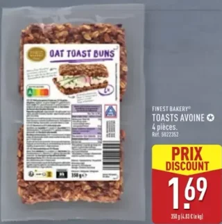 Finest Bakery Toasts Avoine