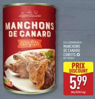 Les Légendaires Manchons de canard confits