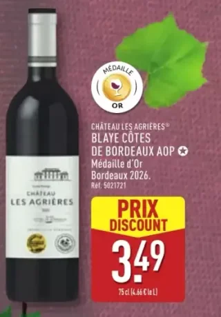 Château Les Agrières Blaye Côtes de Bordeaux AOP