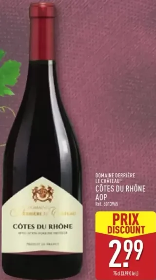 DOMAINE DERRIÈRE LE CHÂTEAU Côtes du Rhône AOP