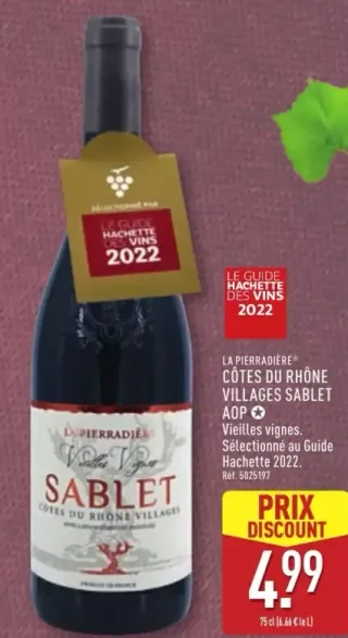 LA PIERRADIÈRE Côtes du Rhône Villages Sablet AOP Vieilles vignes