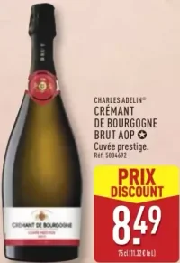 Charles Adelin Crémant de Bourgogne Brut AOP Cuvée prestige