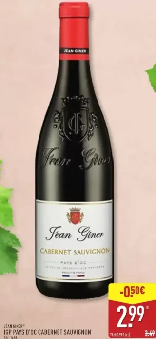 Jean Giner® IGP Pays d'Oc Cabernet Sauvignon