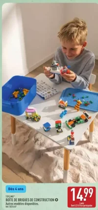 TOYLINO® BOÎTE DE BRIQUES DE CONSTRUCTION