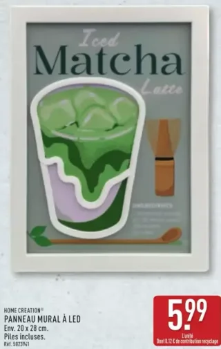 HOME CREATION® PANNEAU MURAL À LED