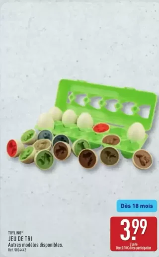 TOYLINO® JEU DE TRI
