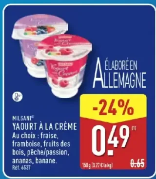 MILSANI® YAOURT À LA CRÈME
