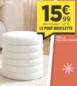 Le Pouf Bouclette