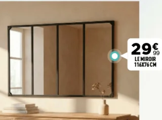 Miroir 116X76 cm