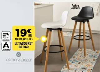 Le tabouret de bar Atmosphera