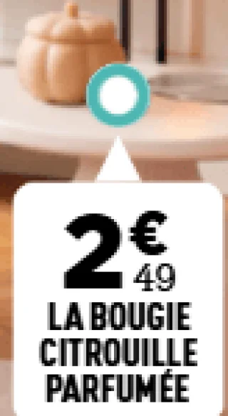 La Bougie Citrouille Parfumée Atmosphera