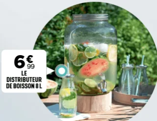 Le distributeur de boisson 8 L