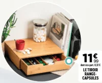 Le tiroir range-capsules